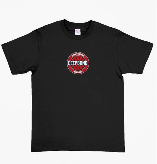 30%OFF【DEEP BOND】ディープボンド公式 "絆" BLACK T-Shirts / RED