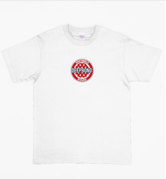 30%OFF【DEEP BOND】ディープボンド公式 "絆" WHITE T-Shirts / RED