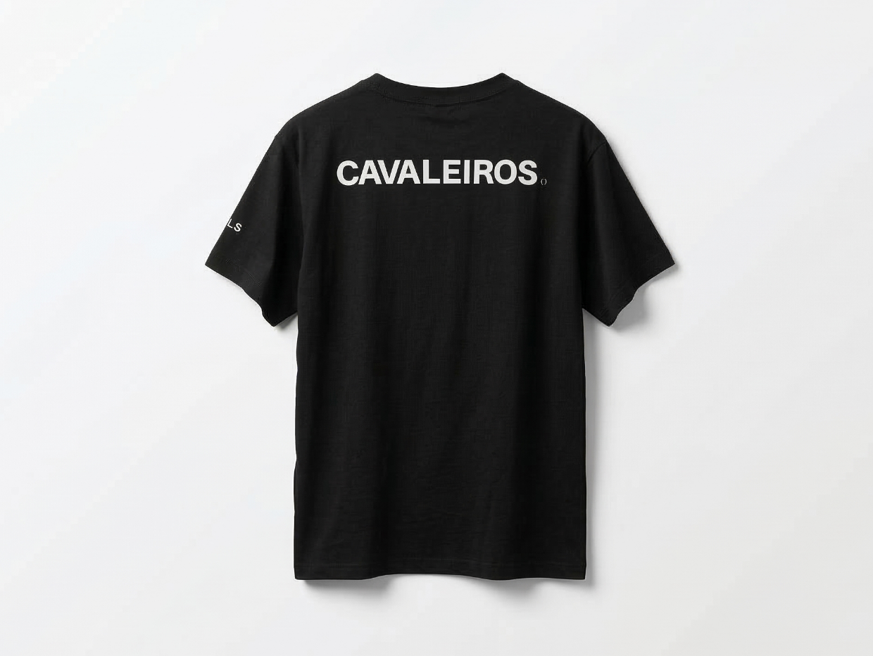 CAVALEIROS.】CVLS. Simple T-shirt Black