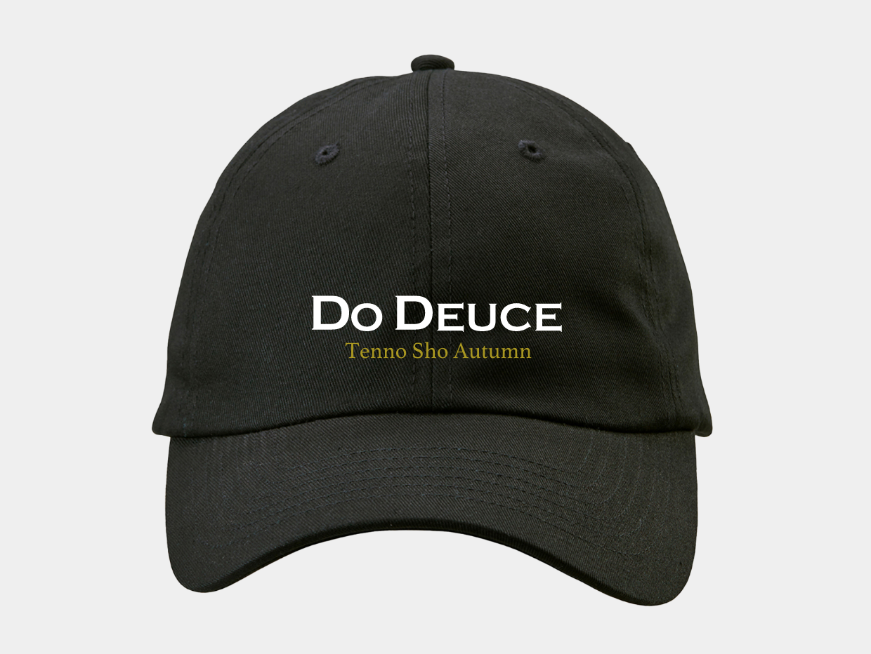 NEW【DO DEUCE】ドウデュース!天皇賞・秋 G1 優勝CAP (DO DEUCE Official G1 CAP " TENNO SHO AUTUMN "Version 2024) Black