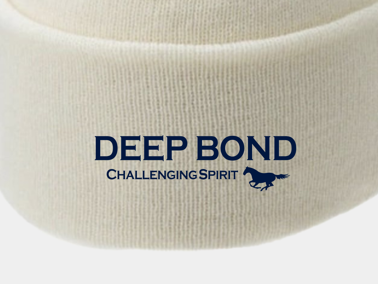 【ディープボンド】公式 ニットキャップ Team DEEP BOND official beanie White