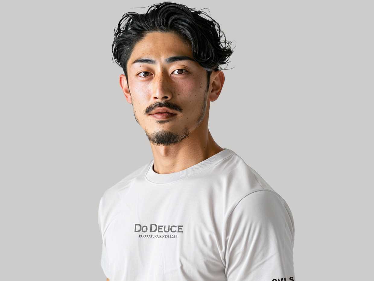 【ドウデュース】キーファーズ Official Do Deuce-Tシャツ2024 "宝塚記念" Limited Version! White/Gray