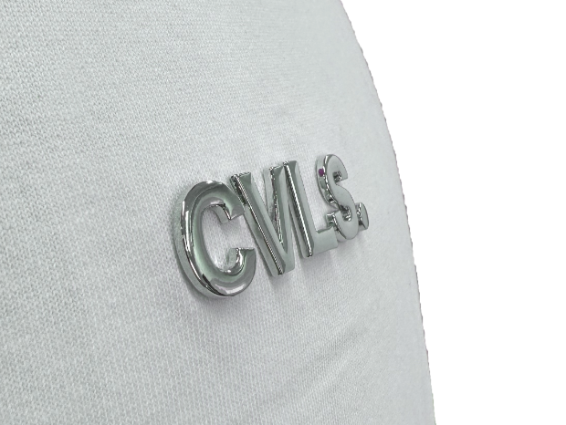 50%OFF【CAVALEIROS.】METAL ORIGINAL LOGO FIT T-SHIRT White