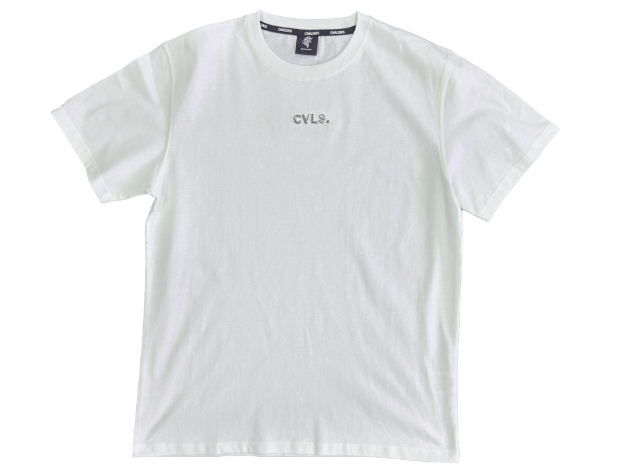 50%OFF【CAVALEIROS.】METAL ORIGINAL LOGO FIT T-SHIRT White