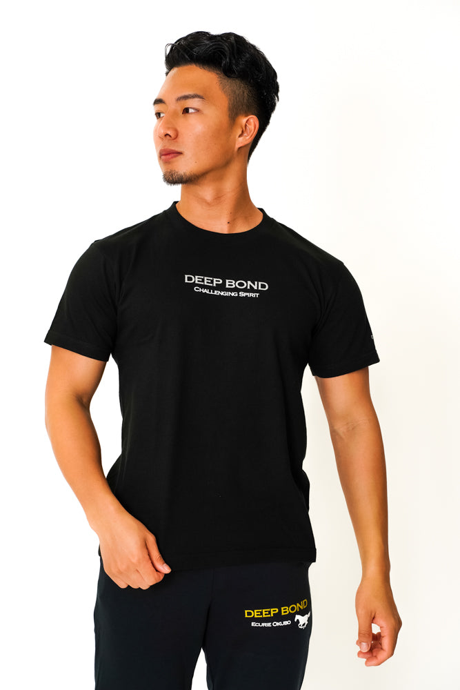 【DEEP BOND】ディープボンド公式 大久保龍志厩舎 Black T-Shirts / SILVER Version