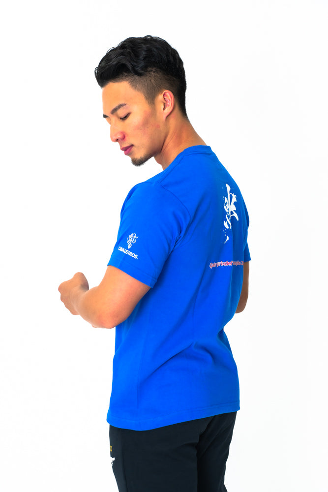 【ディープボンド】凱旋門賞公式 DEEPBOND 絆” Version 2022 スタッフ Tシャツ(RoyalBlue)