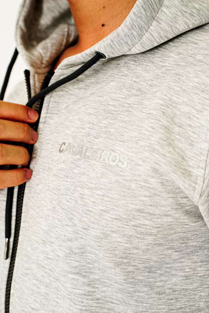 40%OFF【CAVALEIROS】スウェット(パーカー&パンツセット)OFFICIAL JOCKEY’S SWEAT GRAY&SILVER