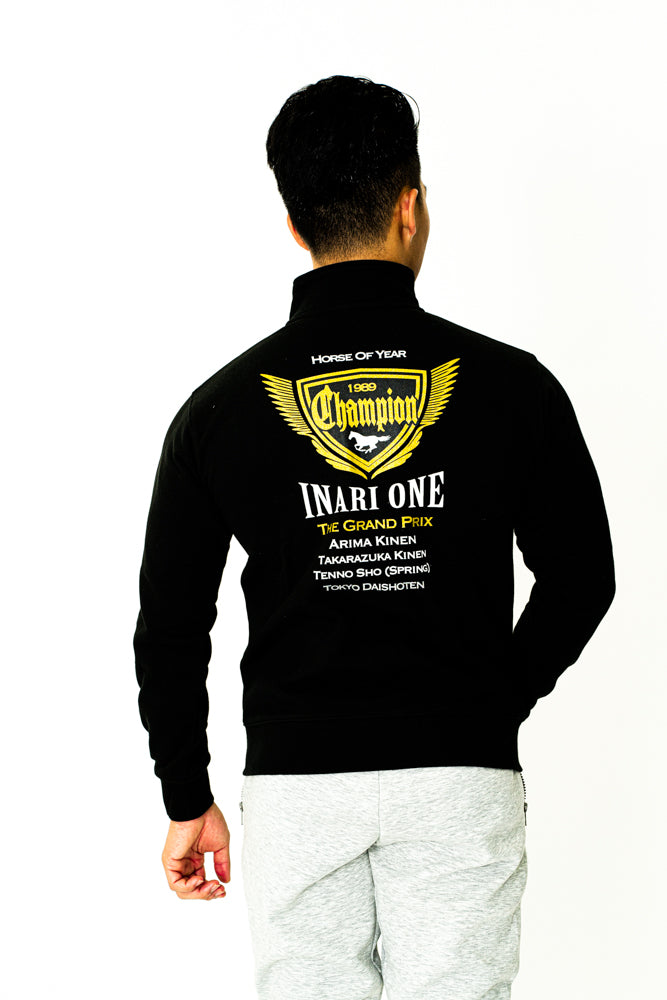 【イナリワン】1989年度代表馬 イナリワン 保手浜氏 公式 ジョッキーパーカー Legendary Champion Jacket