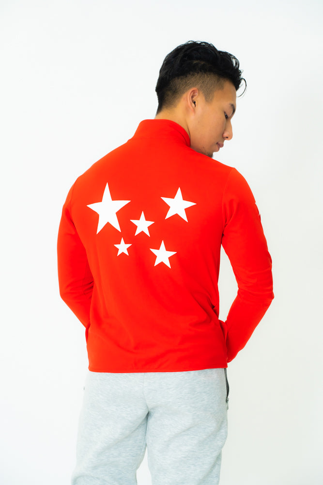 30%OFF【ステラヴェローチェ】Stella Veloce 大野剛嗣氏 公式 ジョッキージャケット Dry Zip Jockey Jacket (RED)
