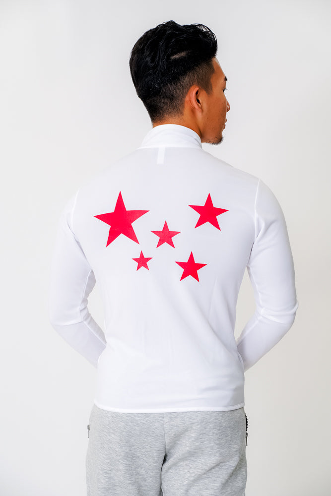 30%OFF【ステラヴェローチェ】Stella Veloce 大野剛嗣氏 公式 ジョッキージャケット Dry Zip Jockey Jacket (White)