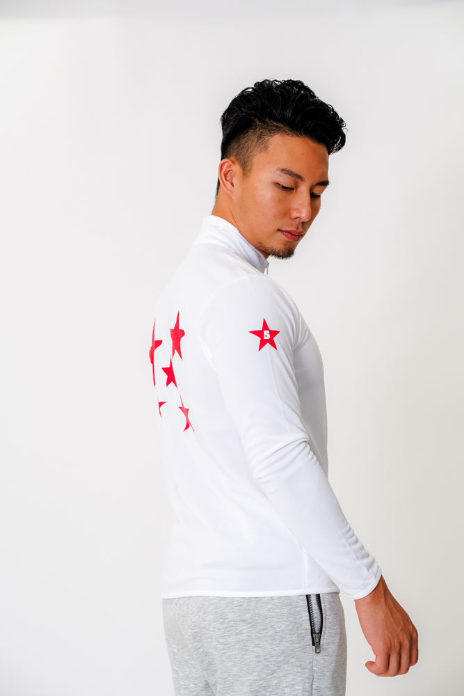 30%OFF【ステラヴェローチェ】Stella Veloce 大野剛嗣氏 公式 ジョッキージャケット Dry Zip Jockey Jacket (White)