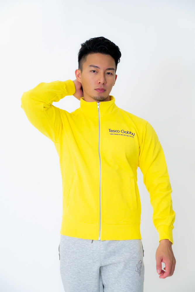 【テスコガビー】長嶋氏公式 二冠馬の”テスコガビー” Tesco Gabby Dry ZIP Jockey Jacket Yellow / PURPLE