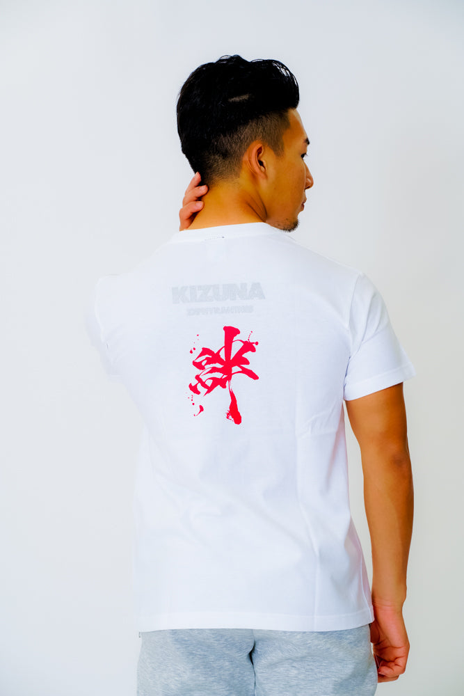 30%OFF【DEEP BOND】ディープボンド公式 "絆" WHITE T-Shirts / RED