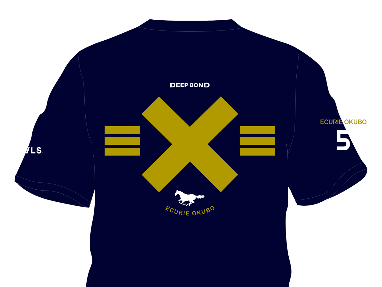【ディープボンド】 DEEP BOND 公式 大久保厩舎 有馬記念2024 バージョン Navy/Gold