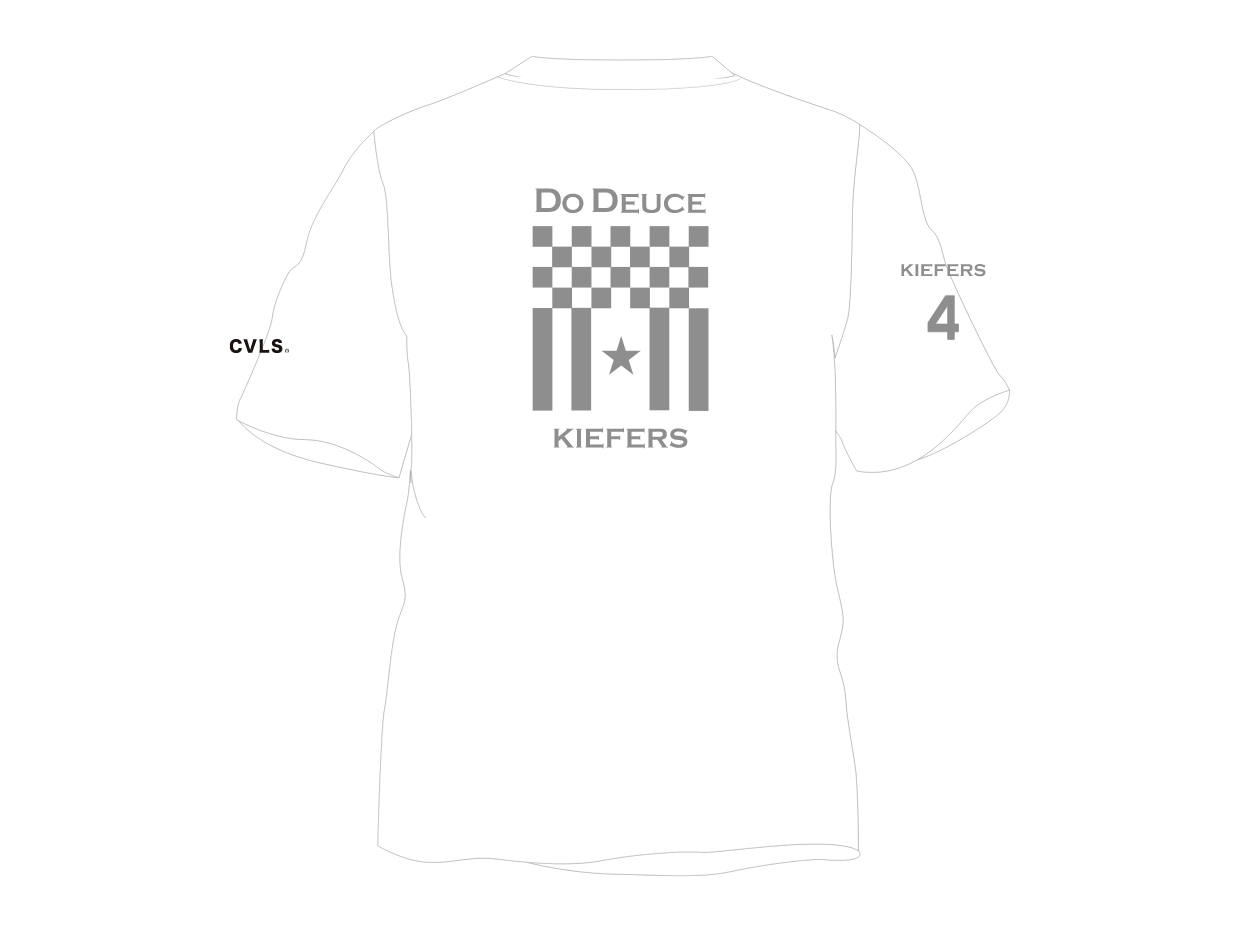 【ドウデュース】キーファーズ Official Do Deuce-Tシャツ2024 "宝塚記念" Limited Version! White/Gray