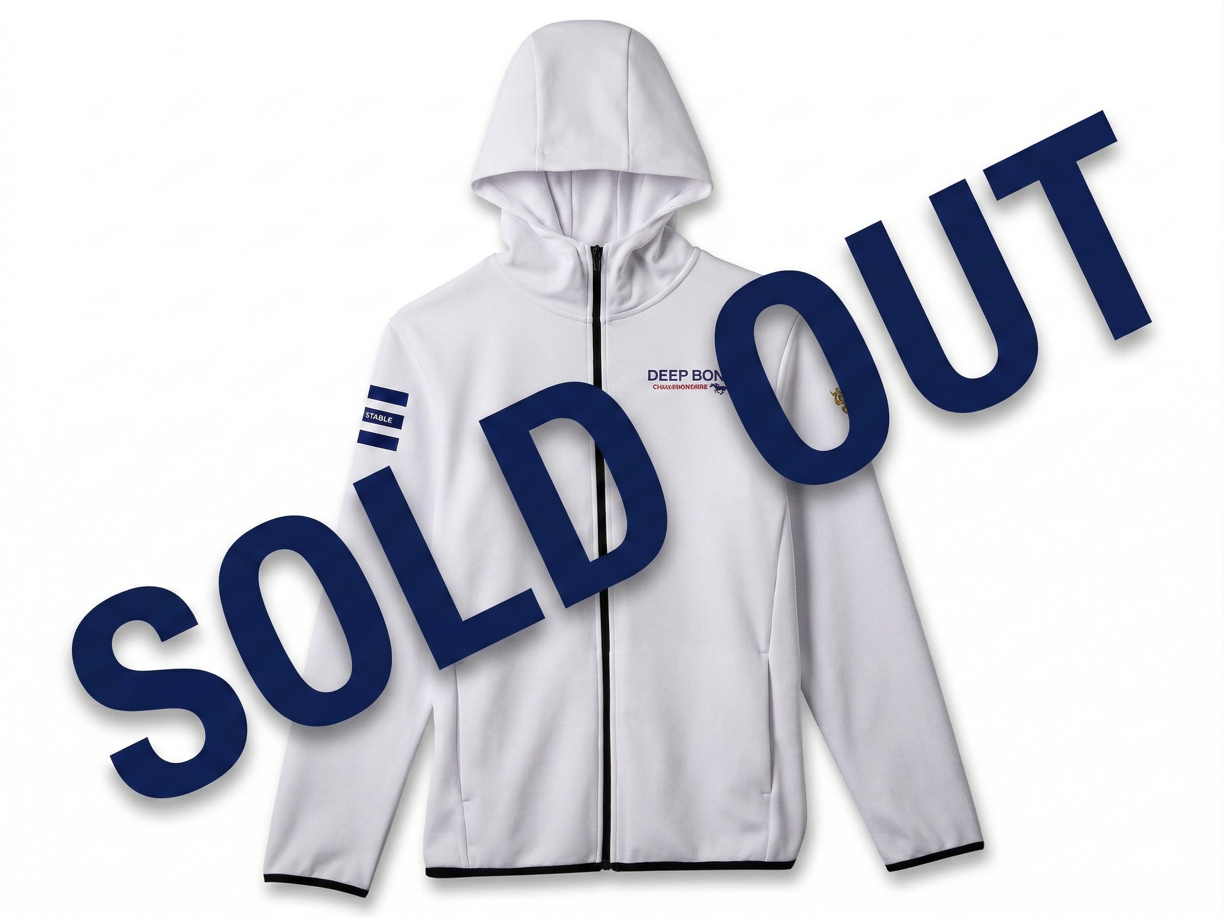 【新品・希少3L】ディープボンド ジョッキーパーカー 2023勝負服Ver. ディープボンド】DEEPBOND Jockey`s スウェットパーカー PULLOVER