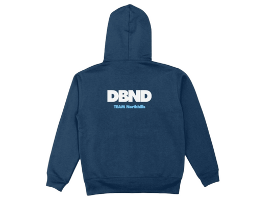 【ディープボンド】 DEEPBOND Jockey`s スウェットパーカー   HOODIE 2023 ”DBND” バージョン Navy/WHITE