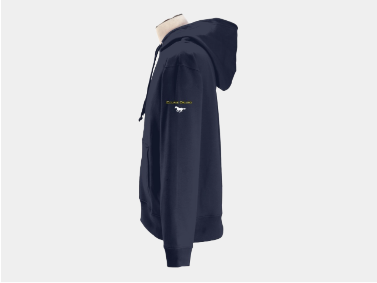 【ディープボンド】DEEPBOND Jockey`s スウェットパーカー PULLOVER HOODIE 2023 勝負服バージョン Navy/Gold
