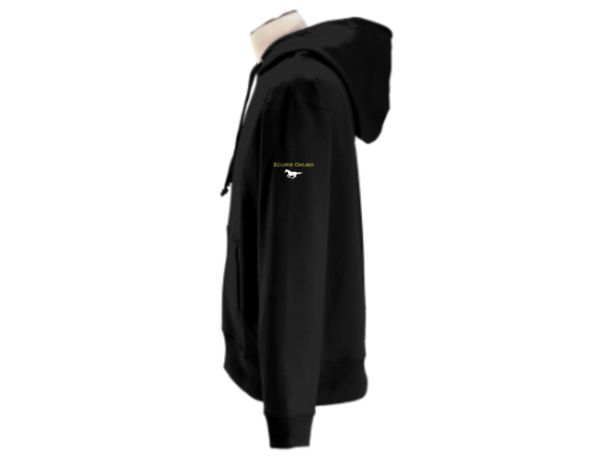 【ディープボンド】 DEEPBOND Jockey`s スウェットパーカー 2023 公式 大久保龍志厩舎 グランプリ バージョン! Black/Gold