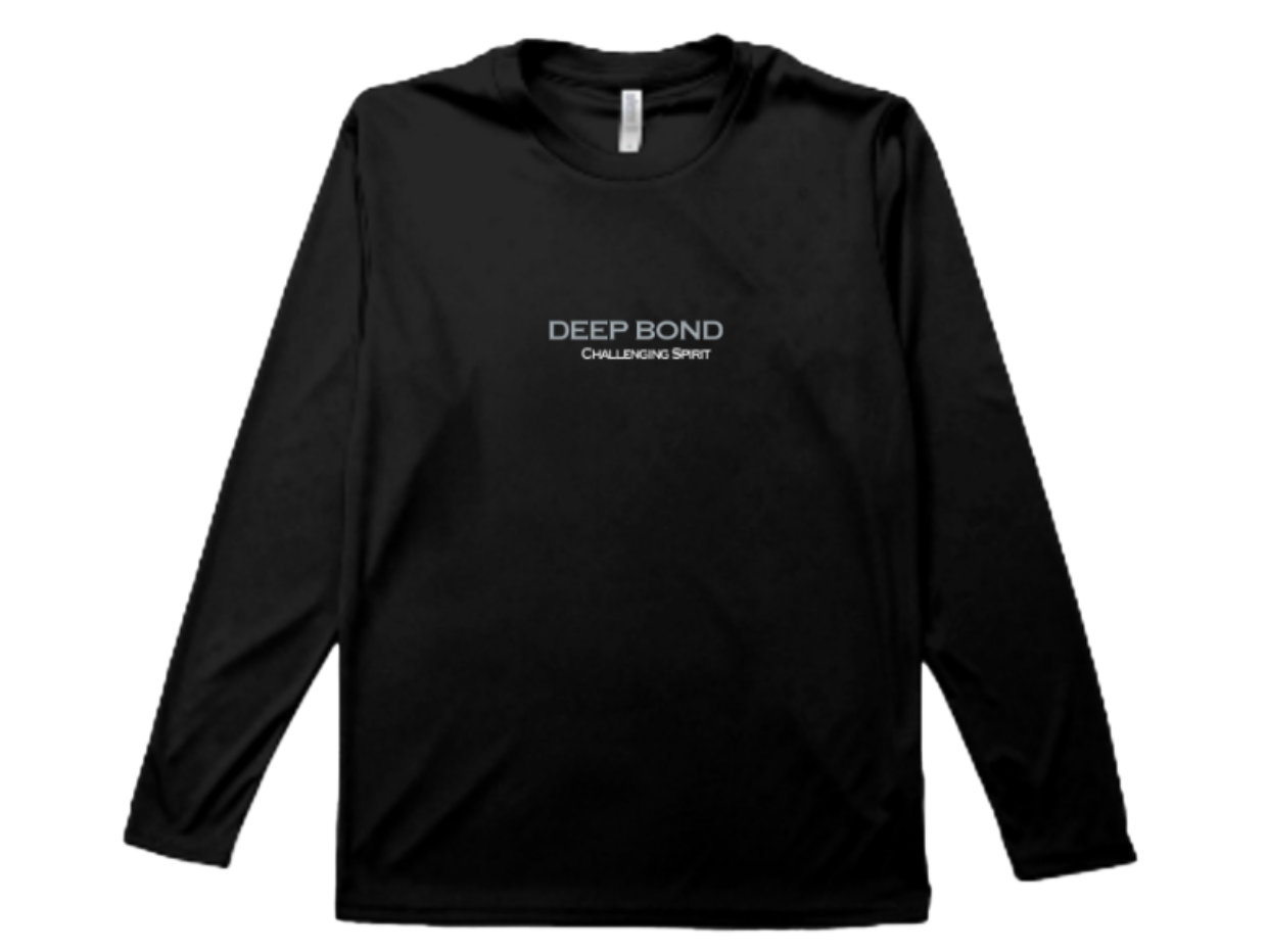 【ディープボンド】ロング T-シャツ DEEPBOND LONG T 2023 大久保厩舎公式 勝負服バージョン Black/Silver