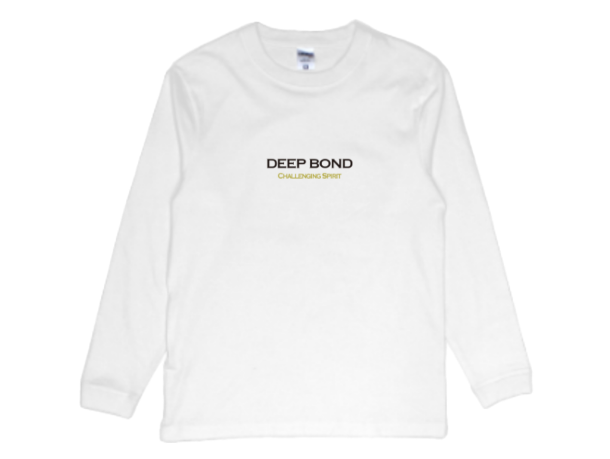 【ディープボンド】ロング T-シャツ DEEPBOND LONG T 2023 絆バージョン White/Gold