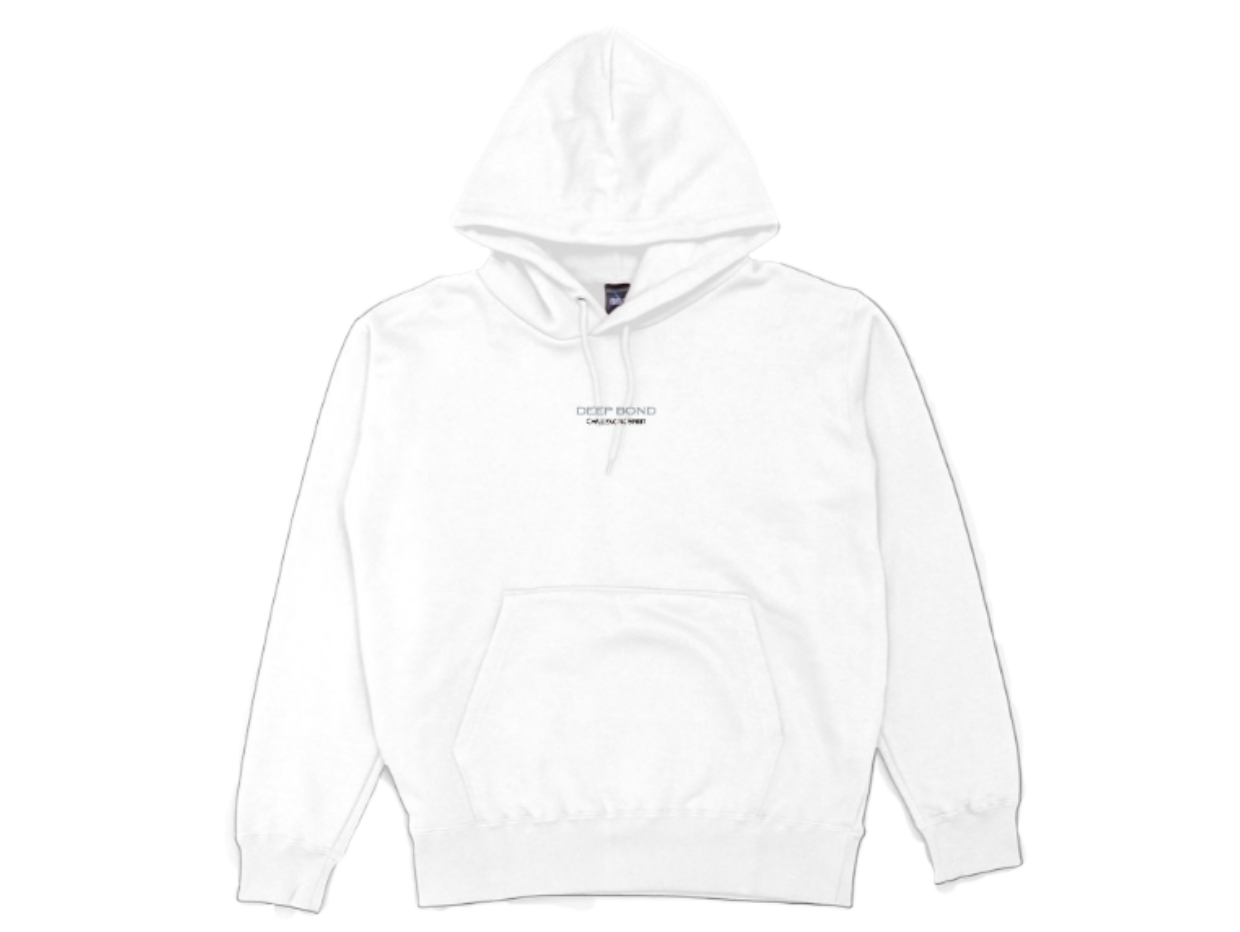【ディープボンド】DEEPBOND Jockey`s スウェットパーカー PULLOVER HOODIE 2023 勝負服バージョン White/Silver