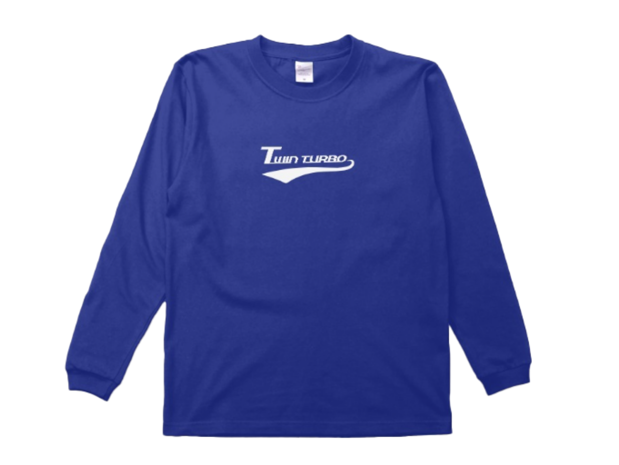 【ツインターボ】公式 ロング T-シャツ Twin Turbo Long T 2023 Blue