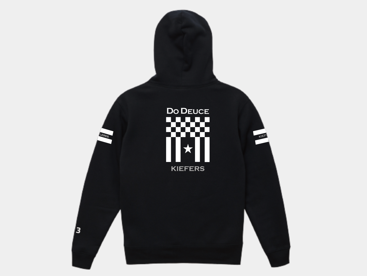 NEW【DO DEUCE】ドウデュース DO DEUCE Jockey's hoodie limited Black/Silver version 2024