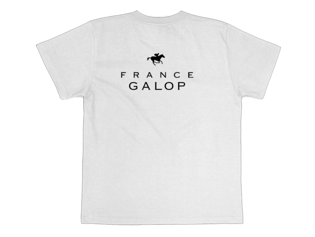 【France Galop】フランスギャロ 公式 Tシャツ (France Galop T-Shirts White)