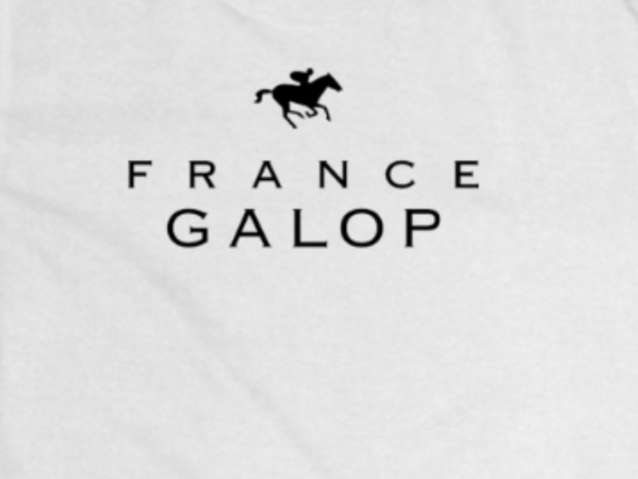 【France Galop】フランスギャロ 公式 Tシャツ (France Galop T-Shirts White)