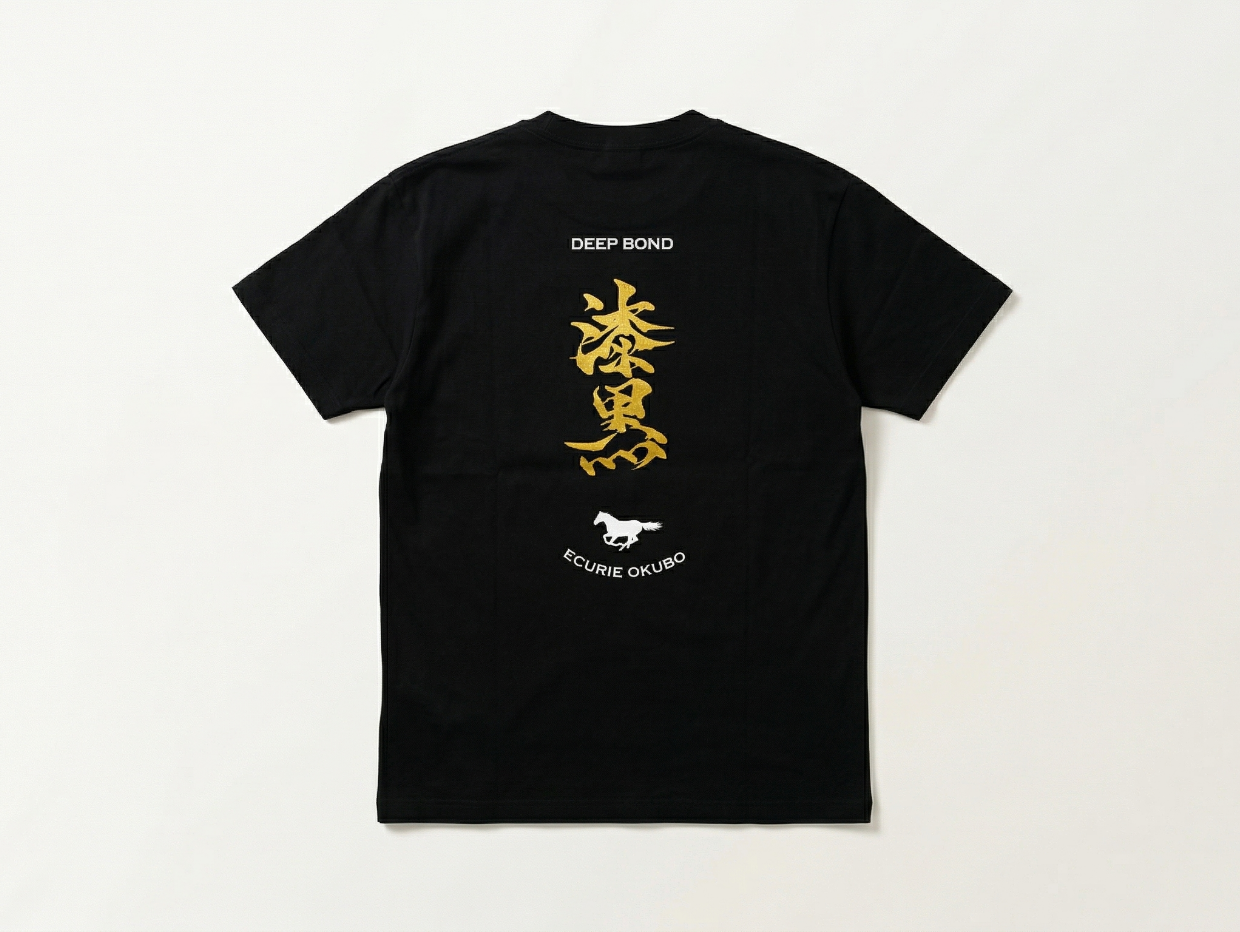 ディープボンド】DEEP BOND公式 漆黒バージョン Black T-Shirts / GOLD