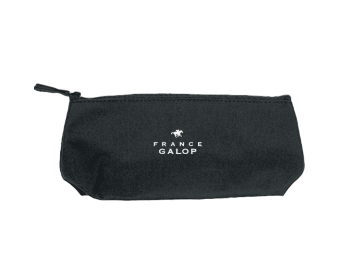 【France Galop】フランスギャロ公式 ゴーグルケース 黒 (BASIC MINI POUCH Black)