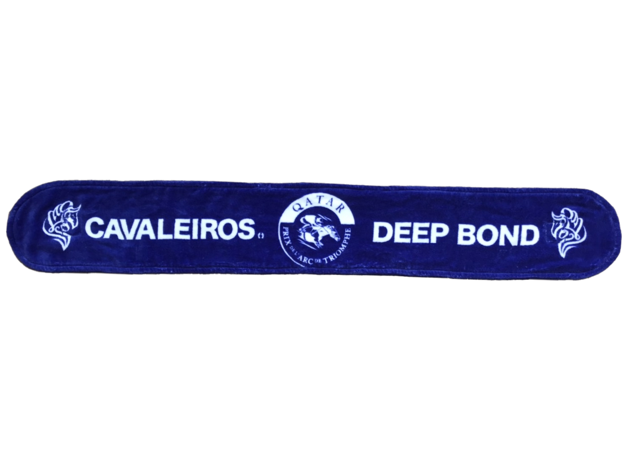 【ディープボンド】DEEP BOND IMABARI(今治)タオル製 ディープボンドマフラータオル ロンシャン競馬場発売バージョン. マグネットマフラータオル(Blue)