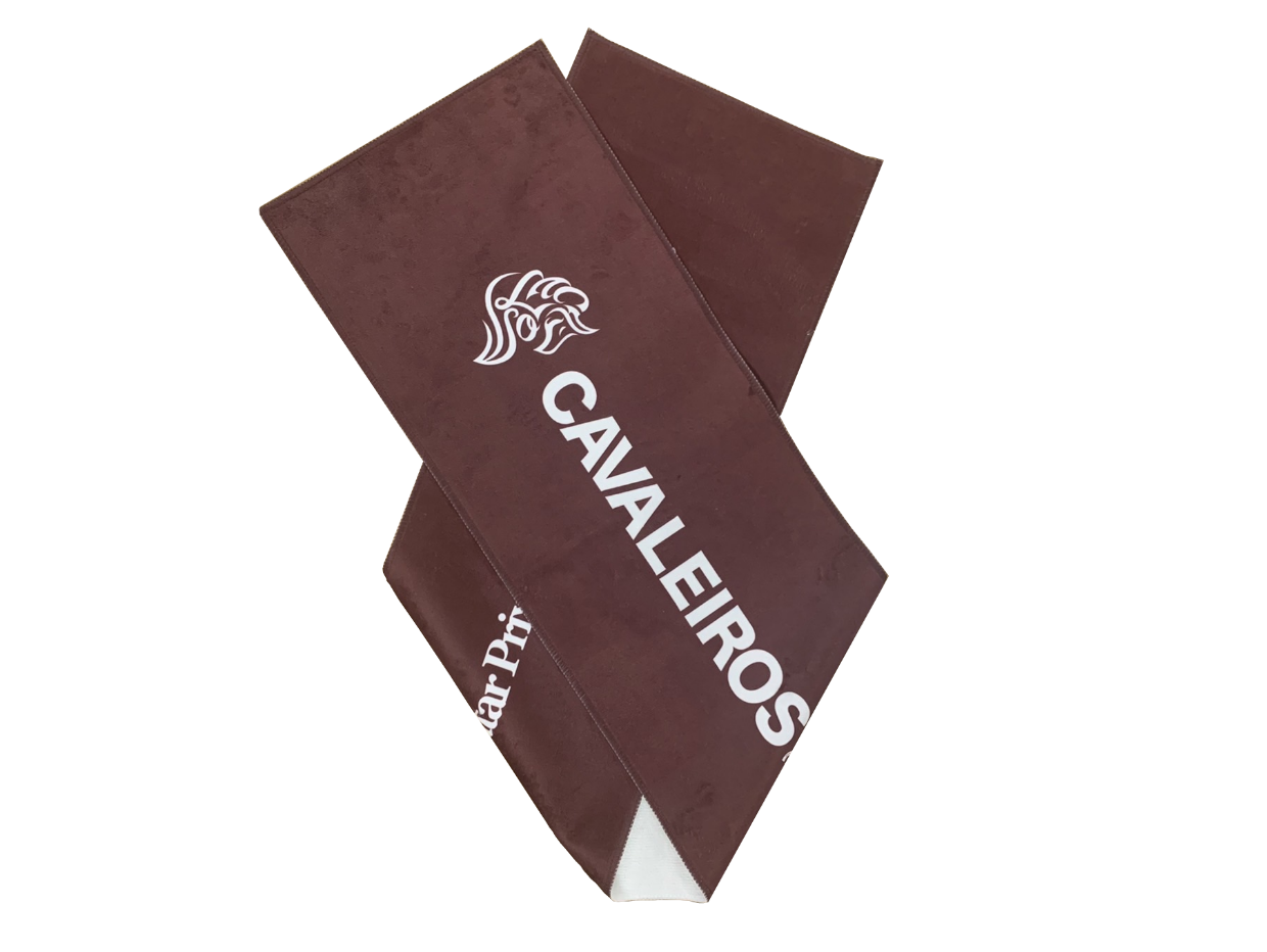 【50 Pieces Limited】QATAR Prix de l'Arc de Triomphe 2022 Official Color Scarf Towel (DeepRed)