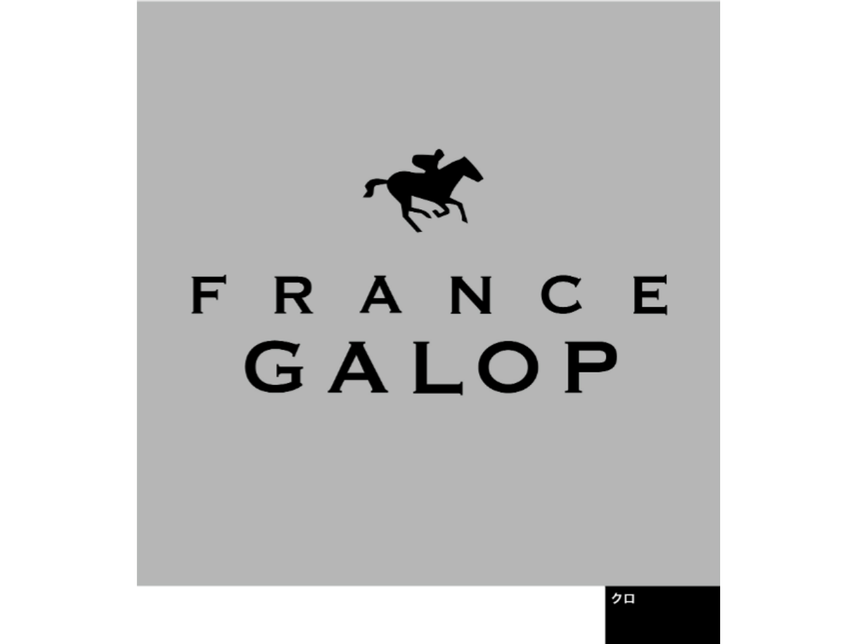 【France Galop】フランスギャロ公式 ジョッキー プルパーカー 白(SWEAT Pullover Hoodie White/Black)