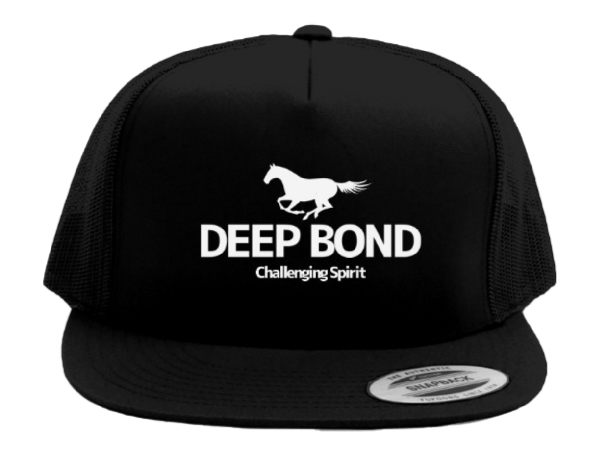 【ディープボンド】公式キャップ DEEP BOND ”Challenging Spirit Version メッシュCAP(Black)