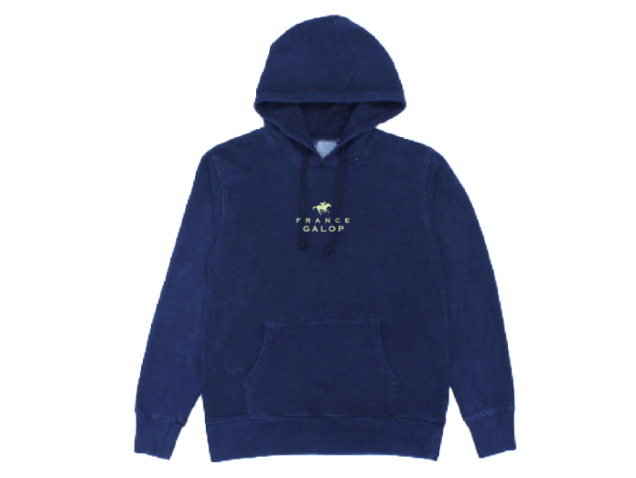 30%OFF【France Galop】フランギャロ デニム製 ルミナスジョッキーパーカー France Galop Jockeys Denim Hoodie Luminous Version