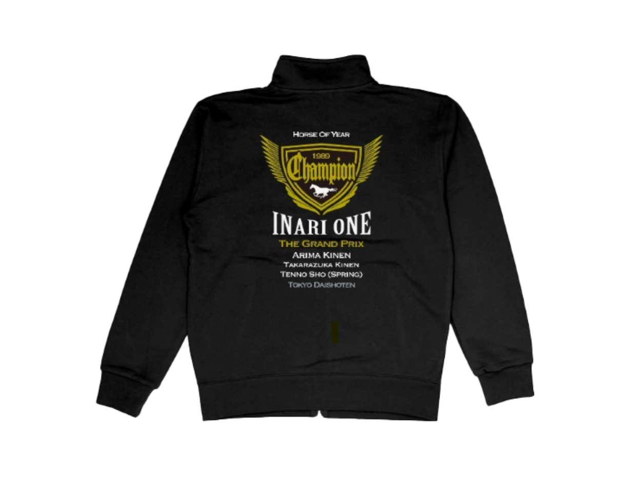 【イナリワン】1989年度代表馬 イナリワン 保手浜氏 公式 ジョッキーパーカー Legendary Champion Jacket