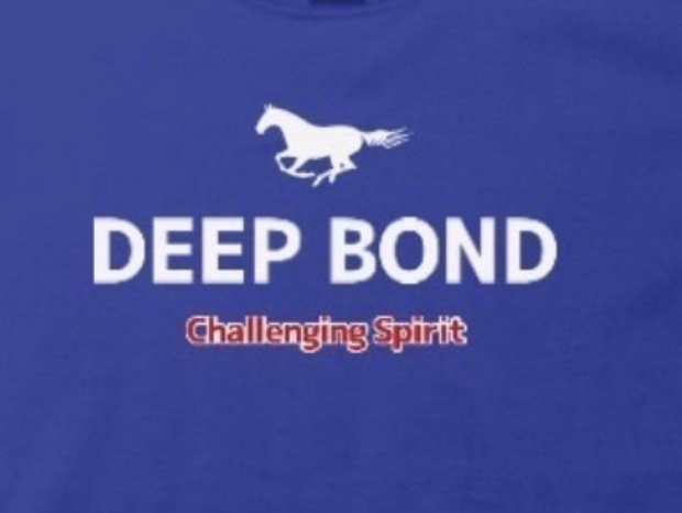 【ディープボンド】凱旋門賞公式 DEEPBOND 絆” Version 2022 スタッフ Tシャツ(RoyalBlue)