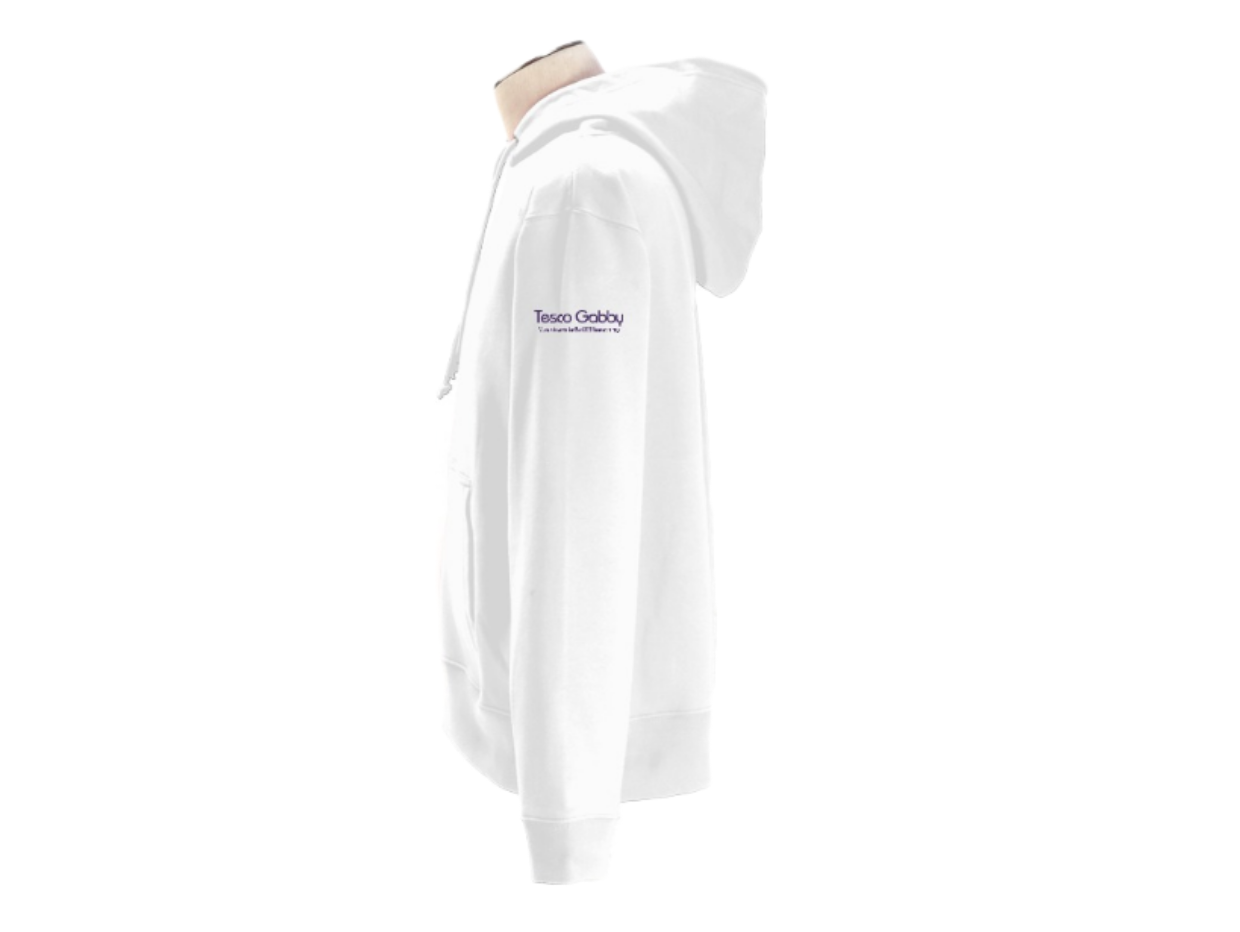 【テスコガビー】長嶋氏公式 二冠馬のテスコガビー!Tesco Gabby PULL OVER HOODIE 2023 WHITE / PURPLE