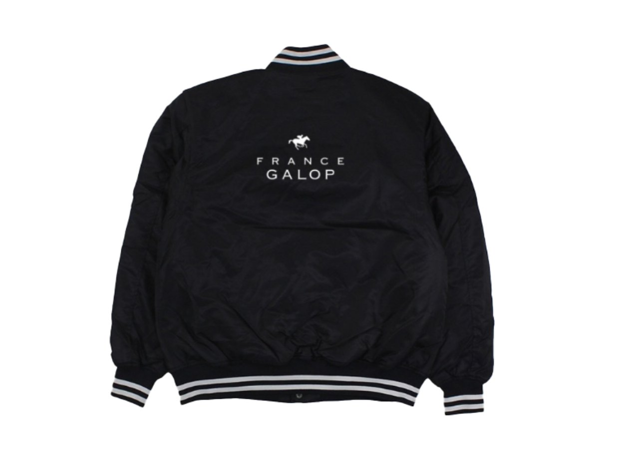 30%OFF【France Galop】フランスギャロ公式 スタジアムジャケット (FRANCE GALOP STADIUM JACKET Black)