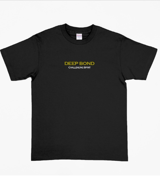 【ディープボンド】DEEP BOND公式  漆黒バージョン Black T-Shirts  / GOLD Version