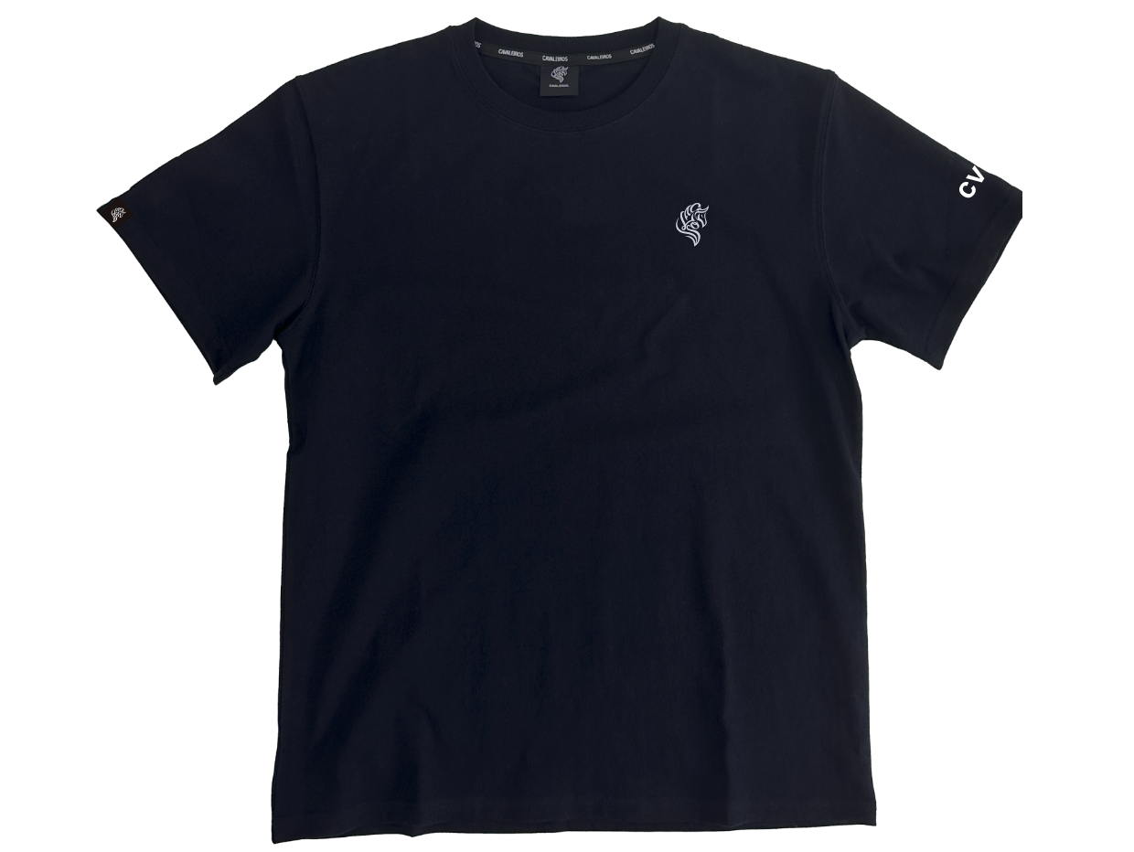 NEW (限定価格)【CAVALEIROS.】CVLS. Simple T-shirt Black