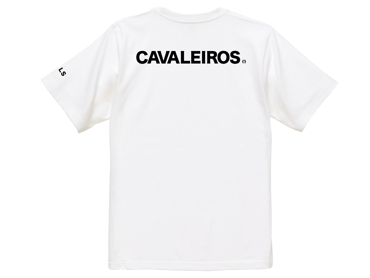 NEW (限定価格)【CAVALEIROS.】CVLS. Simple T-shirt White