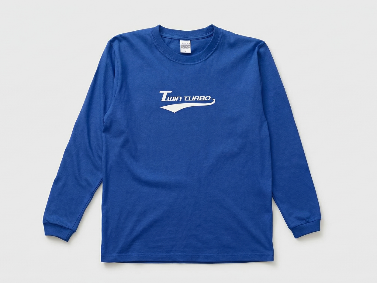 【ツインターボ】公式 ロング T-シャツ Twin Turbo Long T 2023 Blue