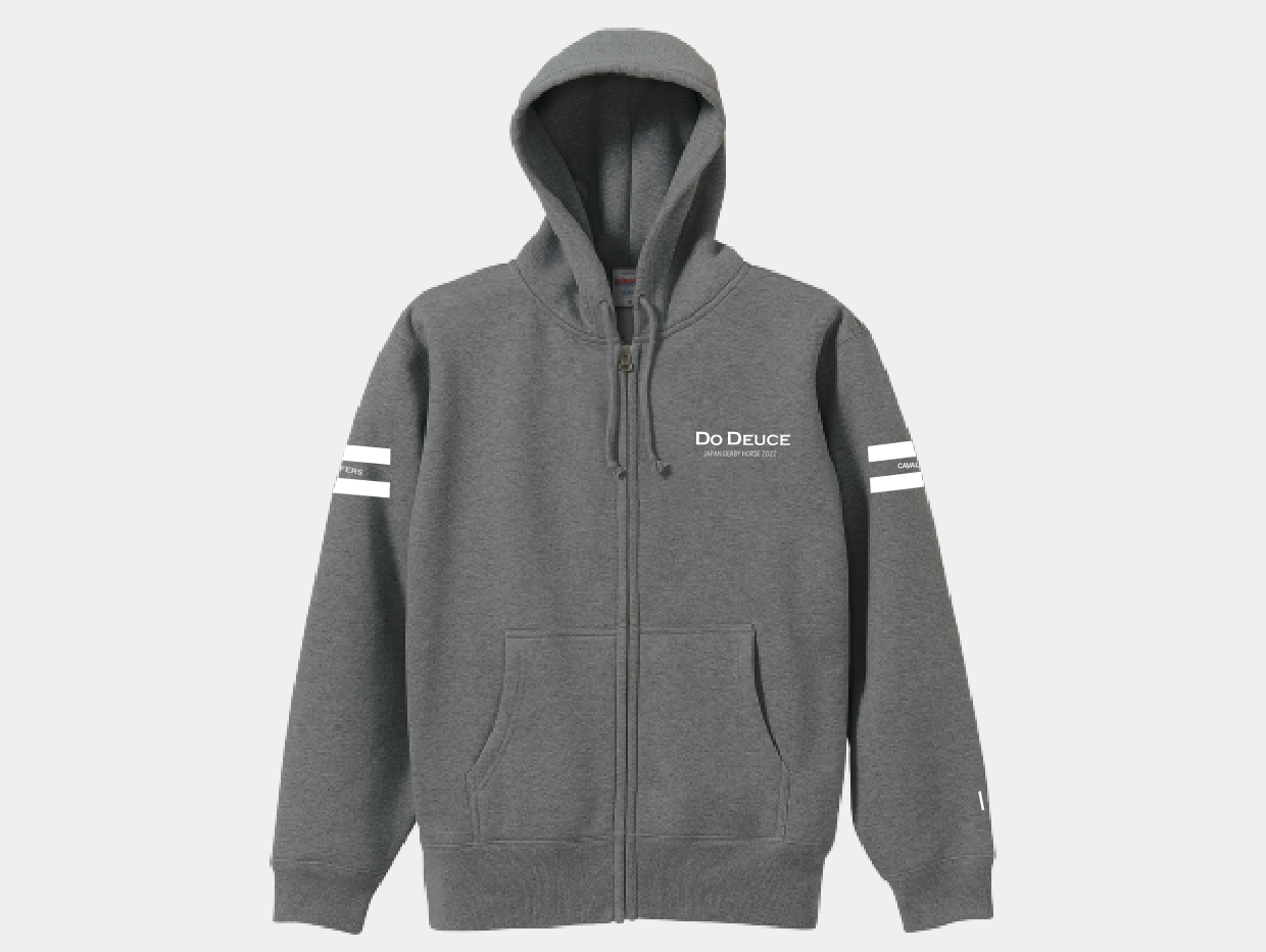 【DO DEUCE】KIFFERS official DO DEUCE Jockey's hoodie 2024  Gray/Silver