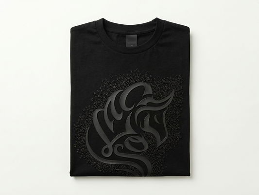 【CAVALEIROS.】エリート3Dエンブレム Tシャツ Black