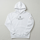 【France Galop】フランスギャロ公式  ジョッキー プルパーカー  白（SWEAT Pullover Hoodie White/Black）