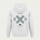 【ディープボンド】DEEPBOND Jockey`s スウェットパーカー PULLOVER HOODIE 2023 勝負服バージョン White/Silver