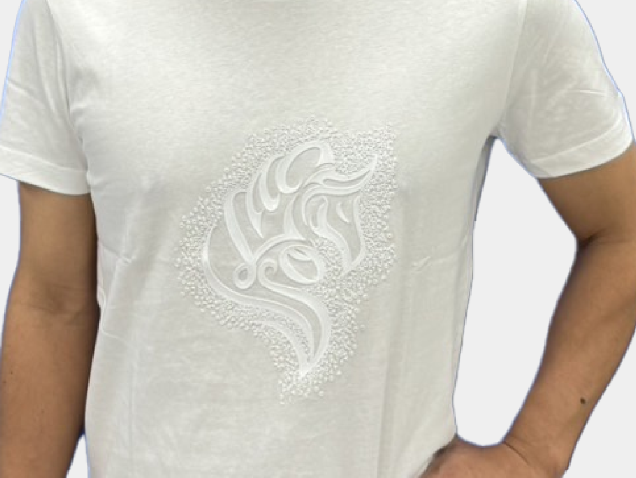 CAVALEIROS. エリート3Dエンブレム Tシャツ White